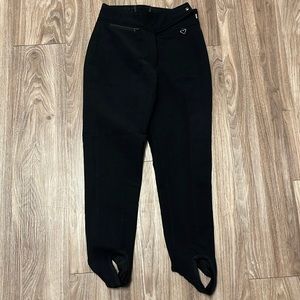 Obermeyer Vintage Black Ski Pants women size 6S